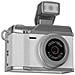 Mini Fotocamera Retrò Con Flash: Video Hd 1080p, Stile Vintage, Registratore Portatile White - Foto miniatura 4
