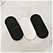 Vassoio Ovale Con Bordo In Pizzo Di Silicone - Motivo Marmo, Organizer Decorativo Per Cosmetici Black - Foto miniatura 2