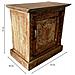 Tavolo In Legno Finitura Artigianale Marrone 52x30x57h Cm - Foto miniatura 2
