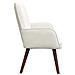 Sofa a Due Posti Crema 115 x 61 x 87 cm Velluto - Foto miniatura 5