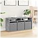Lowboard con cassetto Grigio cemento 102 x 32 x 48,5 cm - Foto miniatura 4