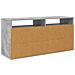 Lowboard con cassetto Grigio cemento 102 x 32 x 48,5 cm - Foto miniatura 8