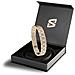 Bracciale Da Uomo Premium ""power"" In Acciaio Chirurgico 316l, Oro, 23 Cm - Foto miniatura 2