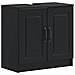 Armadio per Lavabo da Bagno UTRECHT Nero 59,5 x 31,5 x 59 cm - Foto miniatura 1