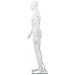 Manichino Uomo Figura Intera Base In Vetro 185 Cm Bianco Lucido - Foto miniatura 4