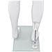 Manichino Uomo Figura Intera Base In Vetro 185 Cm Bianco Lucido - Foto miniatura 7