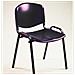 Sedia Attesa Dado D5sp Nero Senza Braccioli - Foto miniatura 1