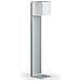 Lampioncino Con Sensore Gl 80 Led Ihf Cubo Argento 055486 - Foto miniatura 2