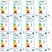 Lampioncino Con Sensore Gl 80 Led Ihf Cubo Argento 055486 - Foto miniatura 6