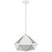 V-tac Vt-7310 Lampadario A Sospensione 1mt E27 In Metallo Forma Prisma Colore Bianco Ip20 - Sku 3948 - Foto miniatura 1