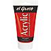 Colore Acrilico El Greco 150 Ml Rosso Carminio - Foto miniatura 1
