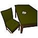 Set 6 Vestisedia Quadrato Antimacchia Made In Italy Verde Scuro - Foto miniatura 1