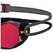 Goggle Diamond Mirror Regular Nero / grigio Specchiata Rosso - Foto miniatura 3
