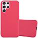 Custodia Compatibile Con Samsung Galaxy S22 Ultra In Candy Rosso - Coperchio Protettivo In Silicone Tpu Flessibile - Foto miniatura 1