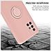 Custodia Compatibile Con Samsung Galaxy A51 4g / M40s In Liquid Rosa - Coperchio Protettivo In Silicone Tpu Flessibile Con Anello - Foto miniatura 8