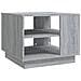 Tavolino da Salotto Grigio Sonoma 55x55x43 cm in Truciolato - Foto miniatura 2