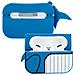Custodia Compatibile Con Apple Airpod Pro 2 - Design Blue Whale - Custodia Protettiva Per Cuffie In Silicone Indossabile 3d Case Portachiavi - Foto miniatura 2