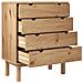 Cassettiera OTTA 76,5x39,5x90 cm in Legno Massello di Pino - Foto miniatura 4