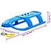 Slittino Per Bambini Blu 102,5x40x23 Cm In Polipropilene - Foto miniatura 4