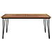 Tavolo Giardino Con Gambe Forcella 180x90x75 Cm Massello Acacia - Foto miniatura 3