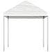 Gazebo Con Tetto Bianco 15,61x2,28x2,69 M In Polietilene - Foto miniatura 3