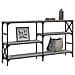 Tavolo Consolle Grigio Sonoma 150x29x76,5 Cm Legno Multistrato - Foto miniatura 3