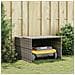 Garage Per Robot Tosaerba Grigio 86x90x52/57 Cm In Polyrattan - Foto miniatura 3