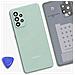 Copribatteria Galaxy A52s Originale Service Pack, Verde - Foto miniatura 4