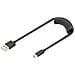 Cavo a spirale USB 2.0 - da USB - A a USB - C - Foto miniatura 1
