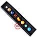 Set Di Sfere Di Cristallo Del Sistema Solare - Otto Pianeti In Un'elegante Confezione Regalo - Foto miniatura 3