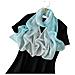 Sciarpa Shimmer: Elegante Sciarpa In Chiffon Di Perla Lightblue - Foto miniatura 3