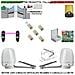 Cancello Elettrico 5 Metri 2 Ante Da 0,5 A 2,5 Metri 2 Motori Braccio Articolato 220 V 250 Nm Accessori Ricambio Autom - Foto miniatura 1