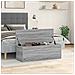 Contenitore Portaoggetti Grigio Sonoma 102x35x35 Cm Truciolato - Foto miniatura 3