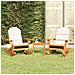 Set Salotto da Giardino Adirondack 3pz Legno Massello di Acacia - Foto miniatura 2