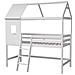 Letto A Soppalco Per Bambini 190x90cm Bianco Margot - Foto miniatura 1