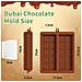 Romanvic Stampi In Silicone Per Cioccolato Dubai Profondi 2 Pezzi Marroni - Foto miniatura 4