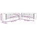 Set di divani 2 pcs Nero 194 x 74.5 x 70.5 cm Pelle sintetica - Foto miniatura 7