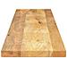 Piano per Tavolo 160x40x3,8cm Rettangolare Legno Massello Mango - Foto miniatura 4
