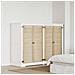 Porta per Armadio 4 pcs Naturale 140.5 x 2.1 x 49.5 cm - Foto miniatura 2