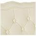 Panca Chesterfield Crema 119.5 x 64.5 x 75 cm Pelle Sintetica - Foto miniatura 8