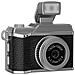 Mini Fotocamera Retrò Con Flash: Video Hd 1080p, Stile Vintage, Registratore Portatile Black - Foto miniatura 1