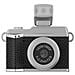Mini Fotocamera Retrò Con Flash: Video Hd 1080p, Stile Vintage, Registratore Portatile Black - Foto miniatura 2