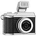 Mini Fotocamera Retrò Con Flash: Video Hd 1080p, Stile Vintage, Registratore Portatile Black - Foto miniatura 4
