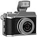 Mini Fotocamera Retrò Con Flash: Video Hd 1080p, Stile Vintage, Registratore Portatile Black - Foto miniatura 5