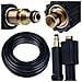 Tubo Alta Pressione 5m - Click Connect, Nylon, Pvc | Max 200 Bar, 60°c | Compatibile Con Idropulitrice Stihl, Nilfisk, Gerni - Foto miniatura 1