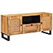 Mobile TV Marrone 105 x 33 x 46 cm Legno di mango massello - Foto miniatura 1