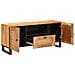 Mobile TV Marrone 105 x 33 x 46 cm Legno di mango massello - Foto miniatura 2
