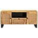 Mobile TV Marrone 105 x 33 x 46 cm Legno di mango massello - Foto miniatura 3
