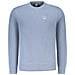 FELPA BLU CON ZIP PER UOMO - Colore: Blu, Taglia: XL - Foto miniatura 1