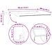 Cornice per Tenda Manuale con LED Antracite 3,5 x 2 m Alluminio - Foto miniatura 9
